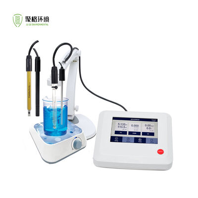 Un buen precio. Laboratorio de pantalla táctil con múltiples parámetros de conductividad PH ORP DO medidor de oxígeno disuelto con agitador magnético en línea
